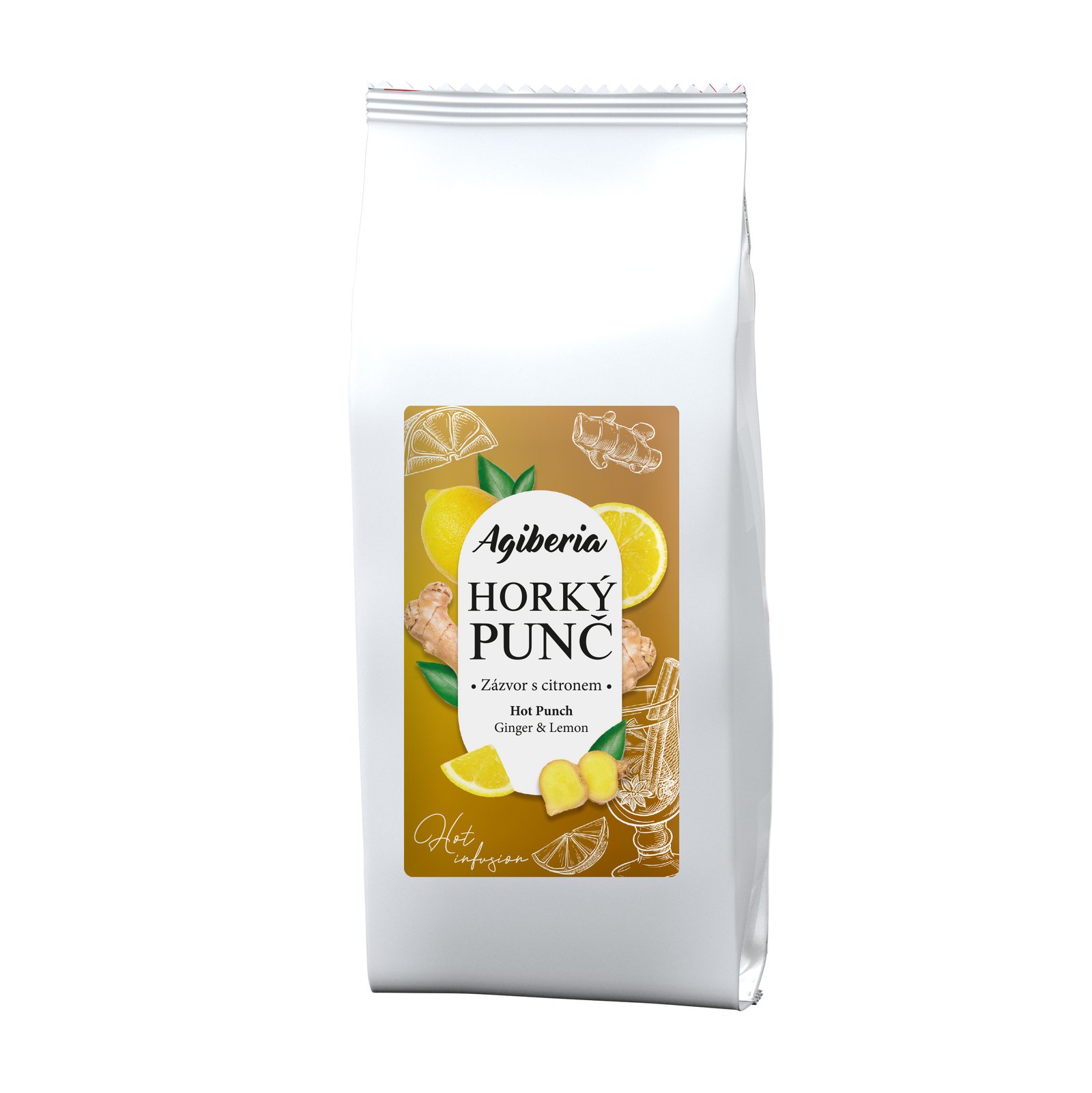 AGIBERIA Horký punč Zázvor a citrón 1000 g