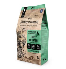 Country of Animals - Psí granule krocaní/králičí 9 kg