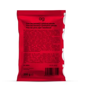 AG Fine tea červený s příchutí jahoda 200g