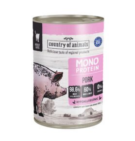 Country of Animals - Monoprotein vepřové 400 g (pro kočky)