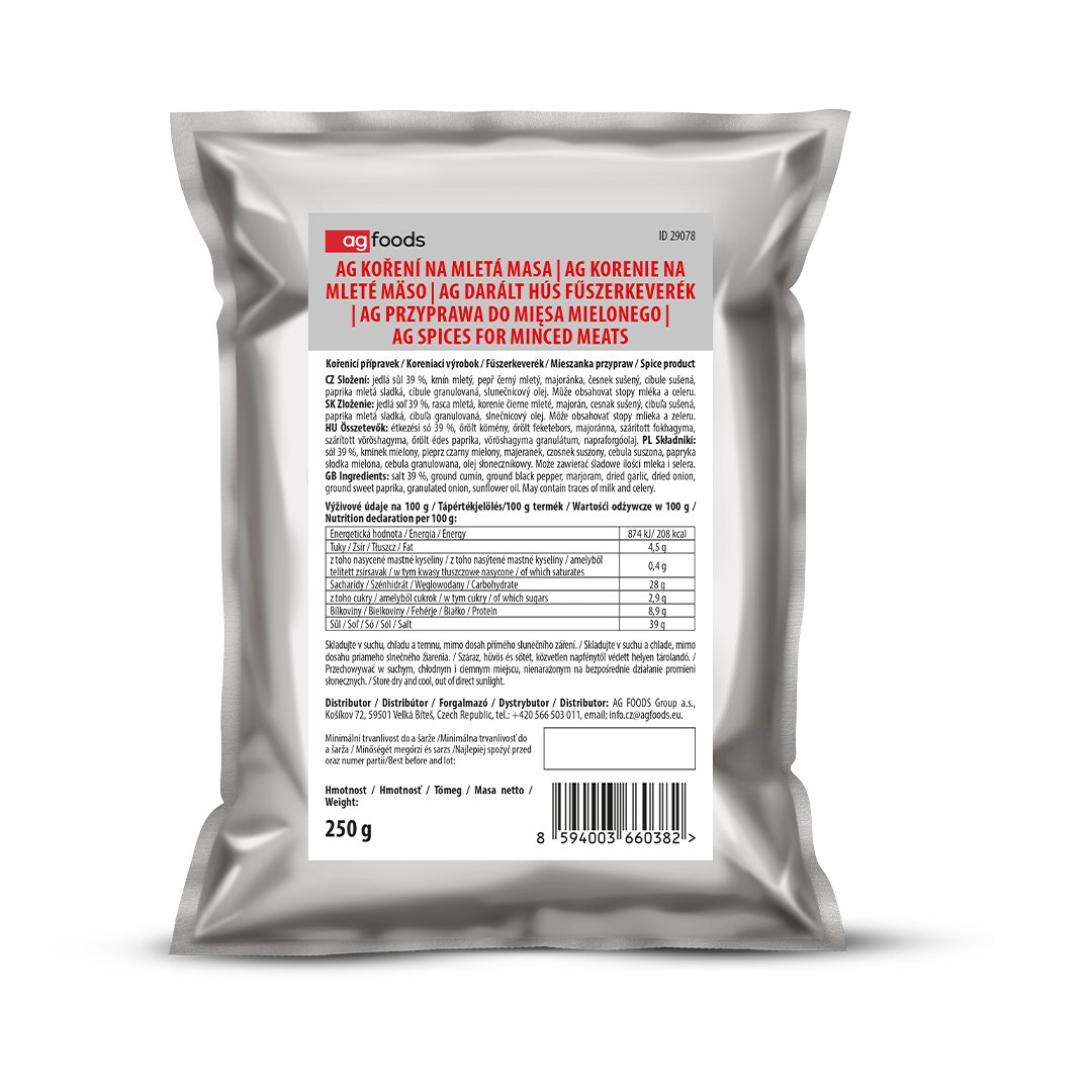 AG Koření na mletá masa 250 g