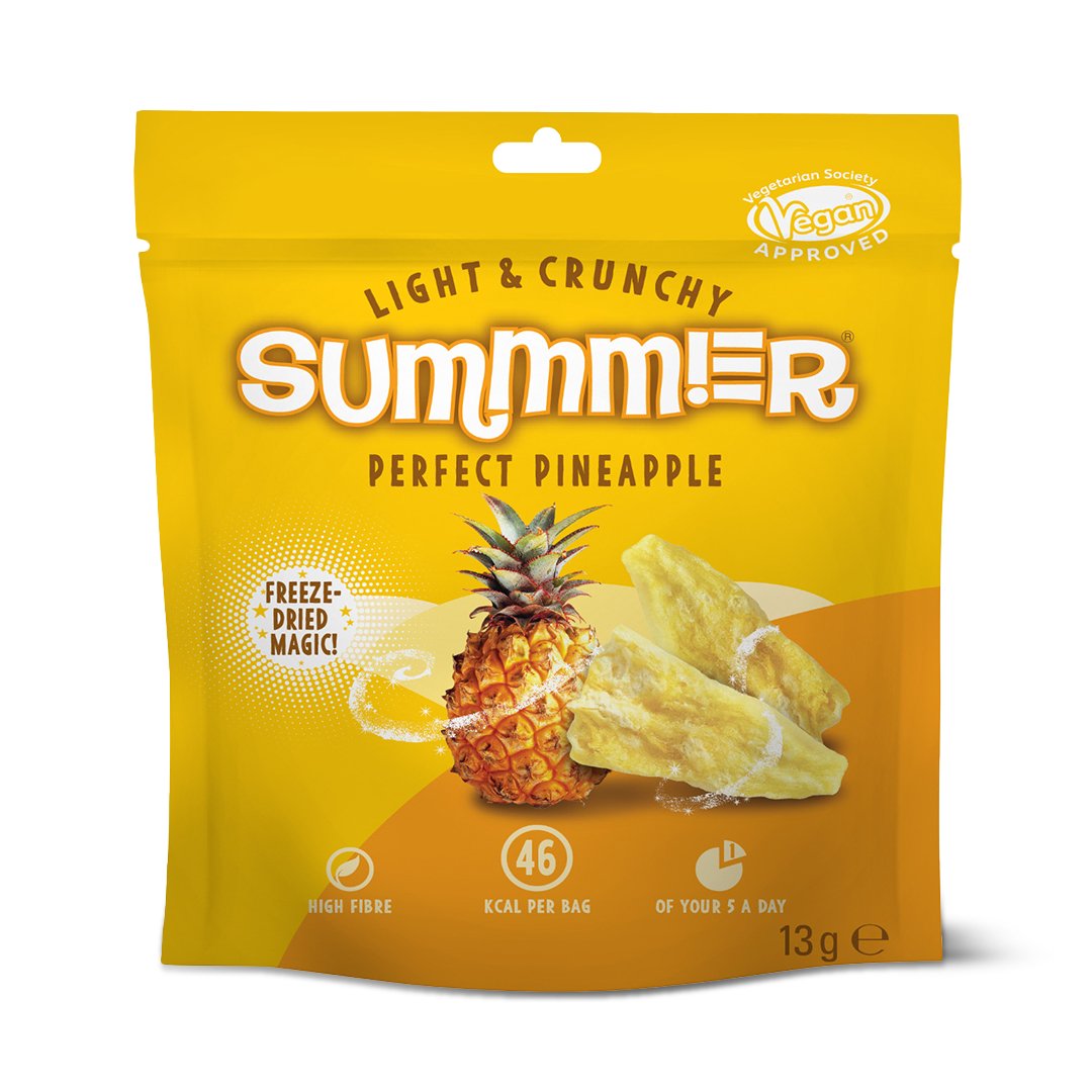 SUMMMER ananas lyofilizovaný, kousky (15 x 13 g)