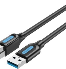 Vention USB 3.0 Male to USB-B Male Printer Cable 0.5M Black PVC Type