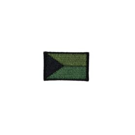 NAVYS nášivka ČR vlajka malá ZELENÁ (40mm) VELCRO