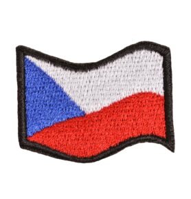 NAVYS nášivka ČR vlajka vlající BAREVNÁ