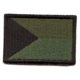 NAVYS nášivka ČR vlajka velká ZELENÁ (65mm)