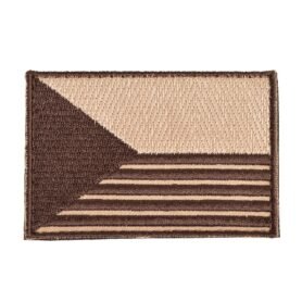 NAVYS nášivka VLAJKA ČR PRUHY velcro 7,5 x 5,5 cm DESERT