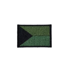 NAVYS nášivka ČR vlajka střední ZELENÁ (56mm)