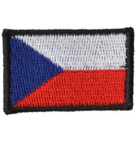 NAVYS nášivka ČR vlajka malá BAREVNÁ (40mm)