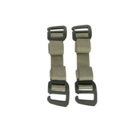 EBERLESTOCK pásek HOOK UP 2 ks MILITARY GREEN