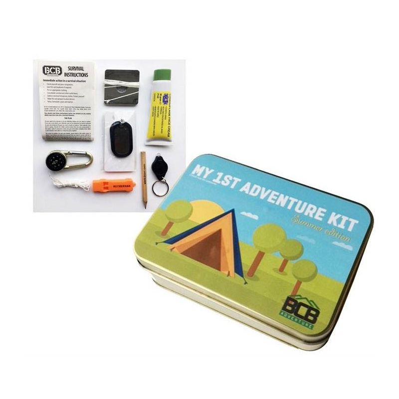 BUSHCRAFT krabička poslední záchrany My First Adventure Summ