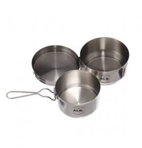 ALB ešus nerezový třídílný (leštěný)