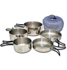 ALB nádobí EVEREST pětidílné nerez s obalem