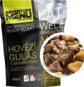 ADVENTURE MENU hovězí guláš s bramborem - ADM sterilizované hotové jídlo
