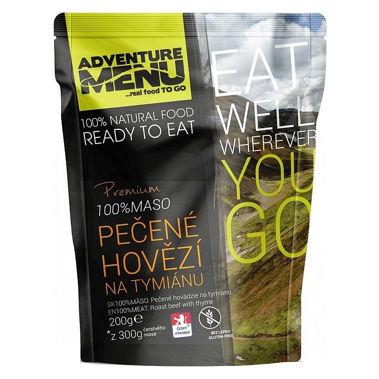 ADVENTURE MENU pečené hovězí na tymiánu - ADM sterilizované hotové jídlo