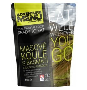 ADVENTURE MENU masovo-rýžové koule s rajskou omáčkou - ADM sterilizované hotové jídlo