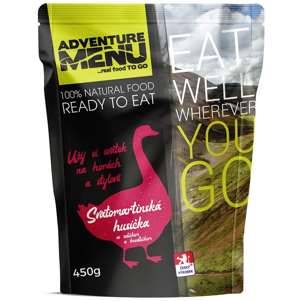 ADVENTURE MENU svatomartinská husa se zelím a knedlíkem - ADM sterilizované hotové jídlo