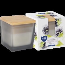 Aroma svíčka 160g ČERNÁ ostružina