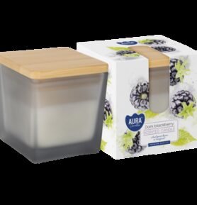 Aroma svíčka 160g ČERNÁ ostružina