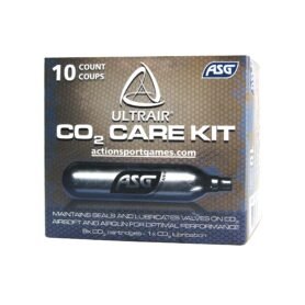 ASG bombička CO2 12g - 9x + 1ks se silikonem