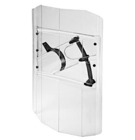 ESP protiúderový štít hranatý držený v pravé ruce