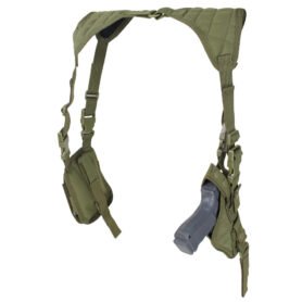 CONDOR OUTDOOR pouzdro podpažní pistolové UNI vertikální ZELENÉ