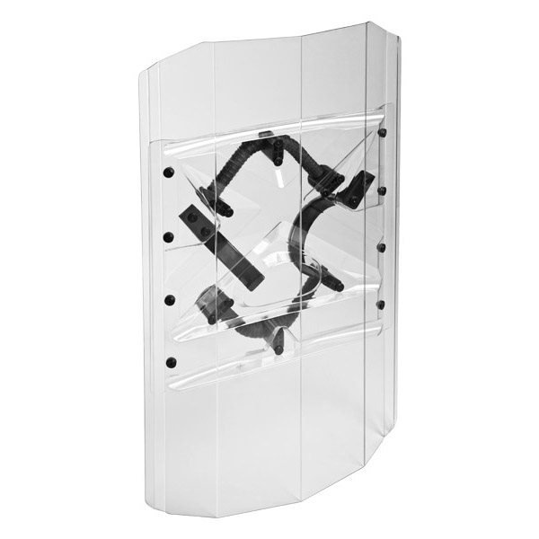 ESP protiúderový štít univerzální hranatý, úchop volnou rukou