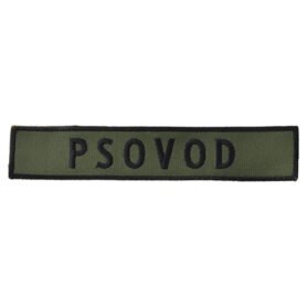 NAVYS nášivka jen nápis PSOVOD ZELENÁ