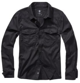 Košile FLANELOVÁ dlouhý rukáv ČERNÁ vel. 3XL