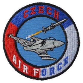 NAVYS nášivka CZECH AIR FORCE s gripenem - BAREVNÁ