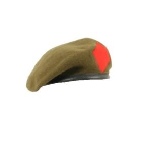 Baret vlněný BRITSKÝ regiment HNĚDÝ vel. 58
