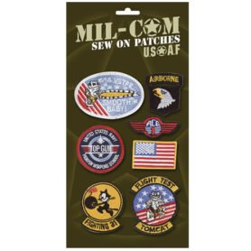 MIL-COM nášivky USAF sada 7 kusů