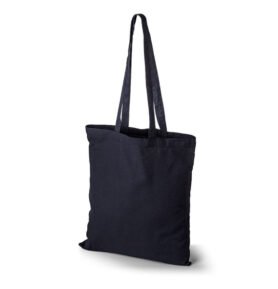 Bavlněná taška 16l ČERNÁ dlouhé ručky