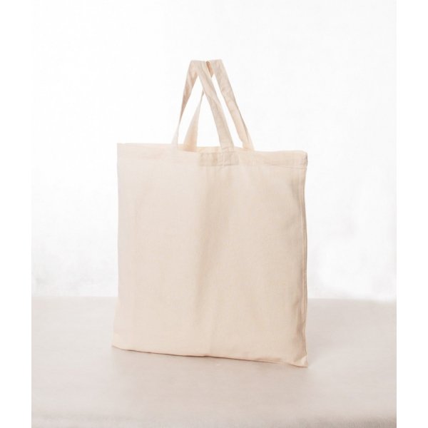 Bavlněná taška 16l KRÉMOVÁ kr. ručky