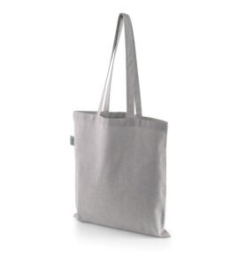Bavlněná taška 16l REC světle šedá dl. ručky