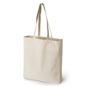 Bavlněná taška 18l KRÉMOVÁ dl. ručky 140g sklad 10cm
