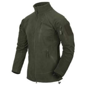 Mikina funkční fleece ALPHA TACTICAL ZELENÁ vel. XXL