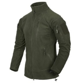 Mikina funkční fleece ALPHA TACTICAL ZELENÁ vel. L