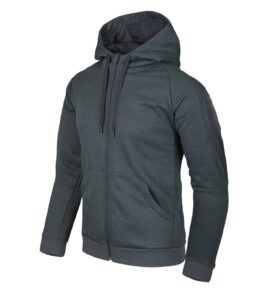 Mikina URBAN TACTICAL HOODIE ČERNO/ŠEDÁ MELANŽ vel. L