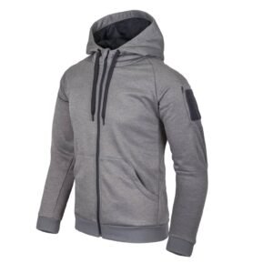 Mikina URBAN TACTICAL HOODIE ŠEDÁ MELANŽ vel. XXL