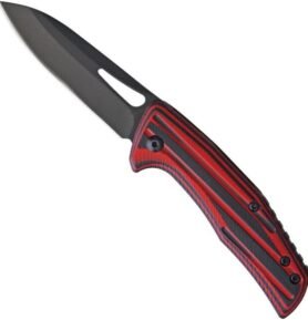 Nůž zavírací SLIP JOINT hladké ostří ČERVENÝ