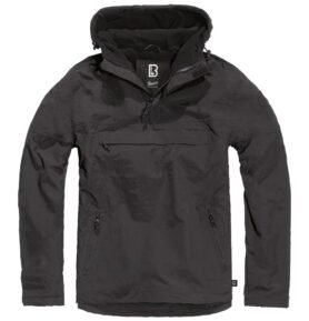 Bunda větrovka s kapucí WINDBREAKER ČERNÁ vel. M