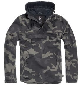 Bunda větrovka s kapucí WINDBREAKER NIGHT CAMO vel. 3XL