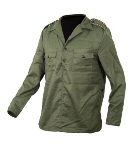 Blůza BULHARSKÁ 3 knoflíky trikolora ZELENÁ vel. 1B