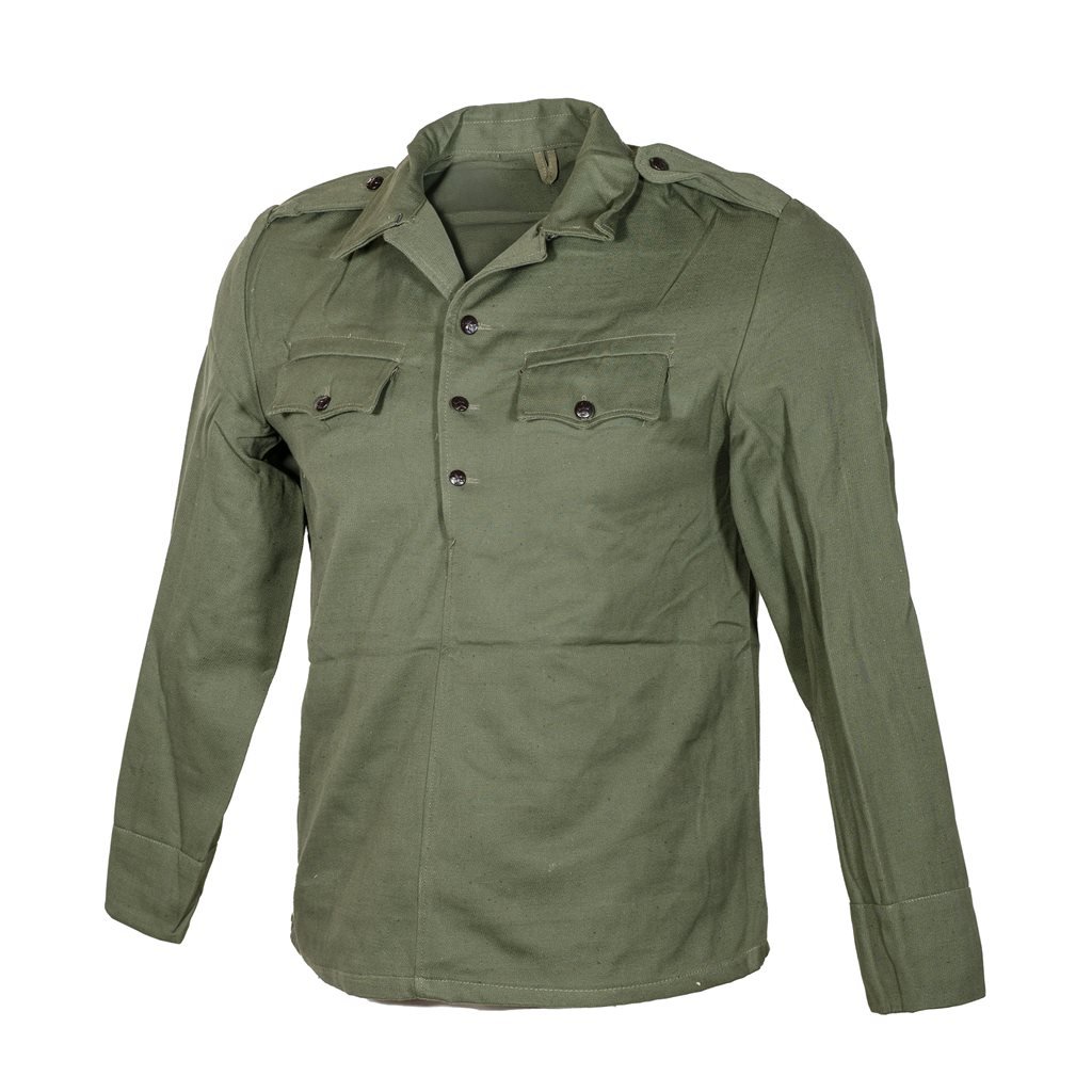 Blůza BULHARSKÁ 3 knoflíky ZELENÁ vel. 4B