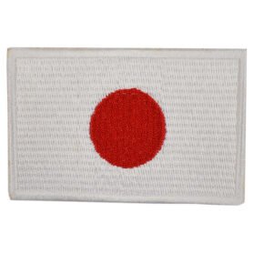 NAVYS nášivka vlajka JAPONSKÁ - BAREVNÁ