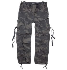 Kalhoty M65 vintage BLACK CAMO vel. 6XL