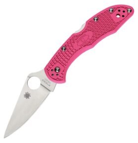Spyderco nůž zavírací DELICA 4 FRN RŮŽOVÝ