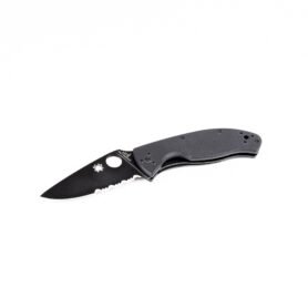 Nůž zavírací SPYDERCO TENACIOUS® kombi ČERNÝ