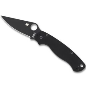 Spyderco nůž zavírací PARA MILITARY 2 hladké ostří ČERNÝ